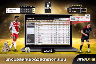 แทงบอลลีกเอิงด้วยตารางคะแนน