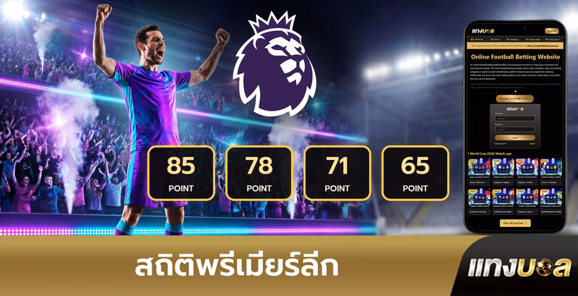 สถิติพรีเมียร์ลีก