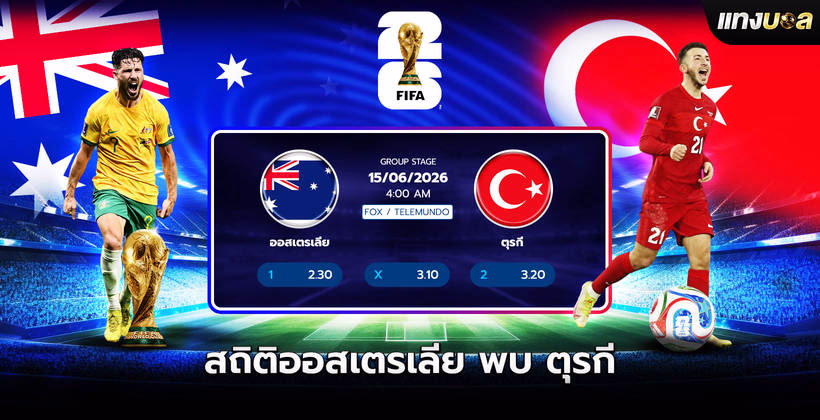ออสเตรเลีย พบ ตุรกี