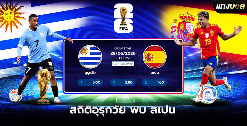 อุรุกวัย พบ สเปน