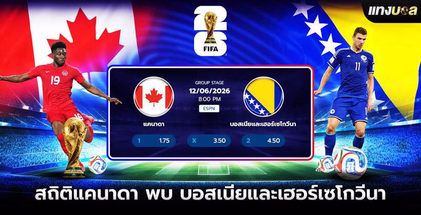 แคนาดา พบ บอสเนียและเฮอร์เซโกวีนา