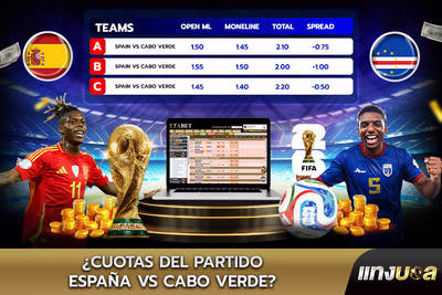 ¿Cuotas del partido España vs Cabo Verde?