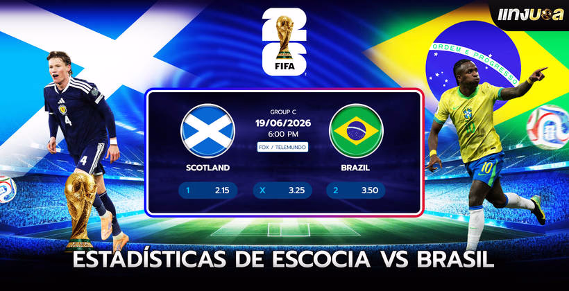 Estadísticas de Escocia vs Brasil