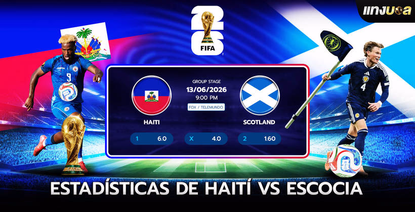Estadísticas de Haití vs Escocia