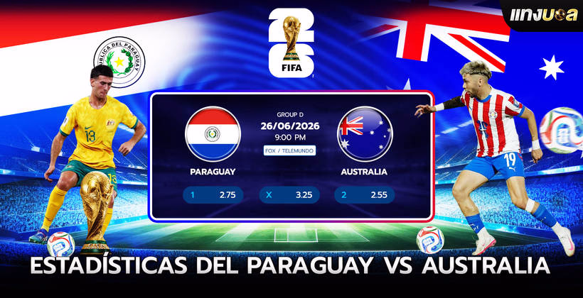 Estadísticas del Paraguay vs Australia