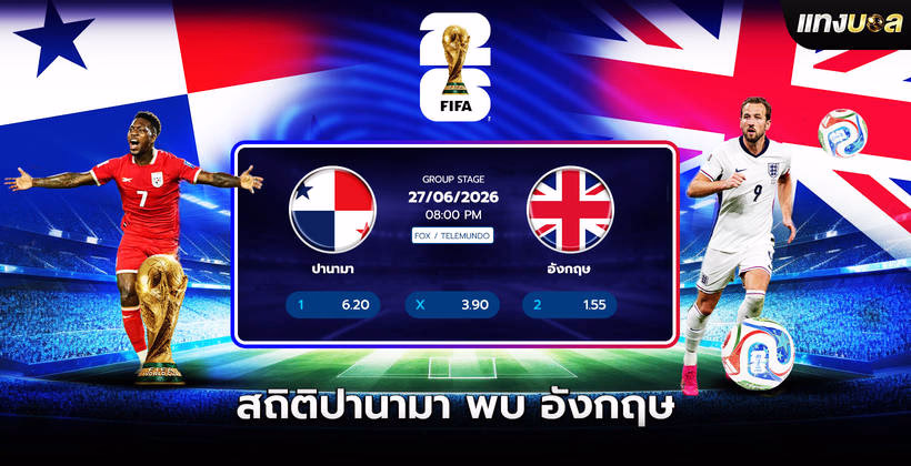 สถิติปานามา พบ อังกฤษ