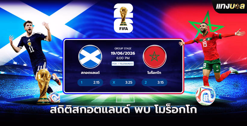 สถิติสกอตแลนด์ พบ โมร็อกโก